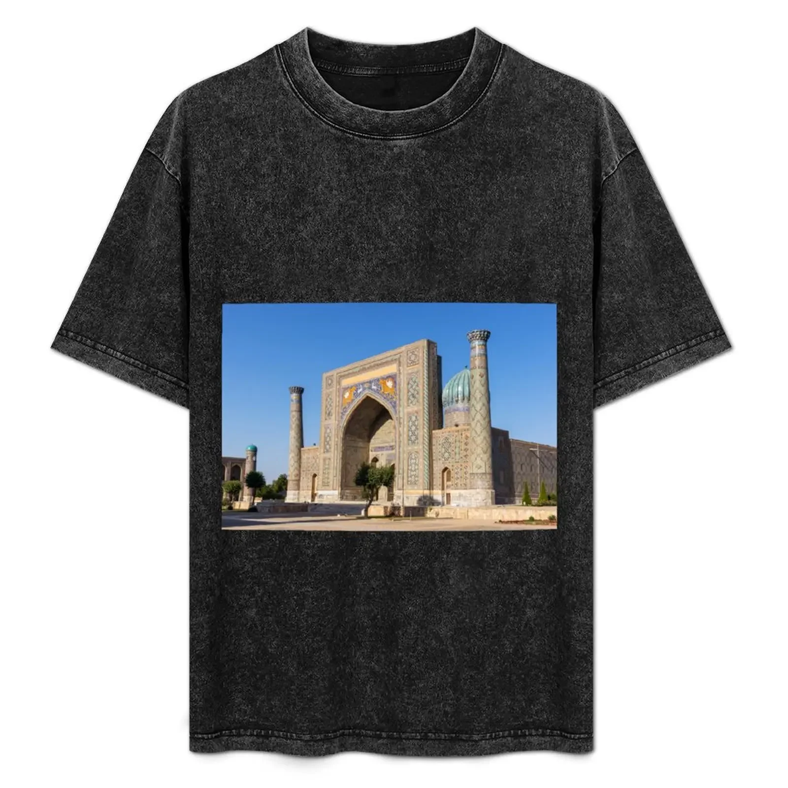 

Samarkand - Registan square T-Shirt T-shirts man cheap stuff anime rapper graphic tees Men's clothing
