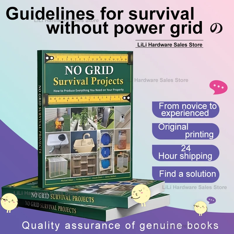 No Grid Survival Projects Bible: How to Manage Your First 1000 Days Off-Grid and DIY Projects for a Thriving Homestead