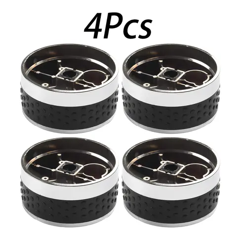 4pcs Grill Control Knob BBQ Gas Stove Switch Knob 58mm/50mm Replacement Parts Barbecue Outdoor Garden Tool Accessories Set