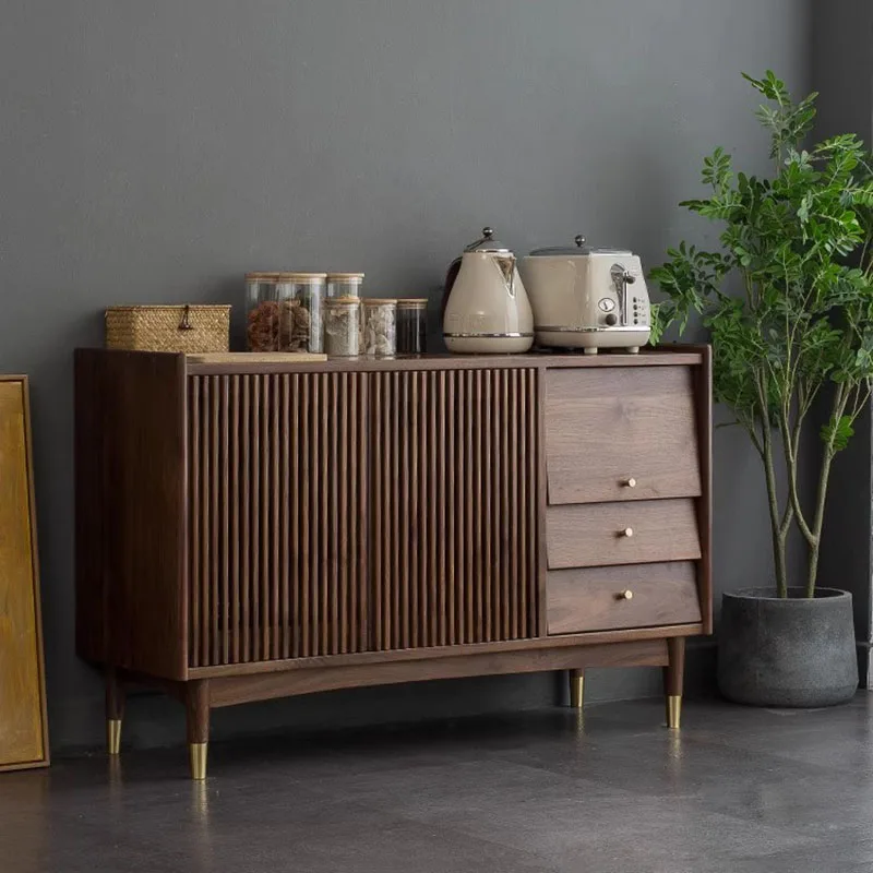 

Display Wood Sideboard Multifunctional Shelves Mid Century Drawers Sideboard Nordic Hallway Armoires De Salon Bedroom Furniture