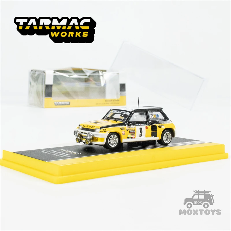 

Tarmac Works 1:64 5 Turbo Monte Carlo Rally 1981 Winner Diecast Model Car