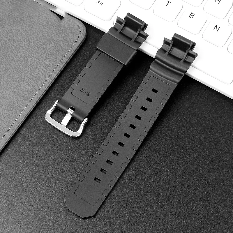 Ремешок силиконовый резиновый для Casio G-SHOCK/590/5230/282B AW-591/M101/AWG-M100 Series, мужские аксессуары