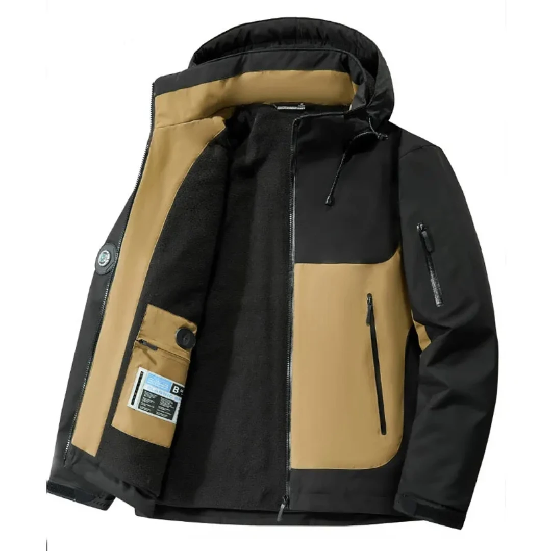 

Мужская парка больших размеров, зимняя куртка, зимняя мужская толстая ветрозащитная водонепроницаемая куртка с капюшоном, мужская шерстяная подкладка, зимние лыжные пальто с капюшоном