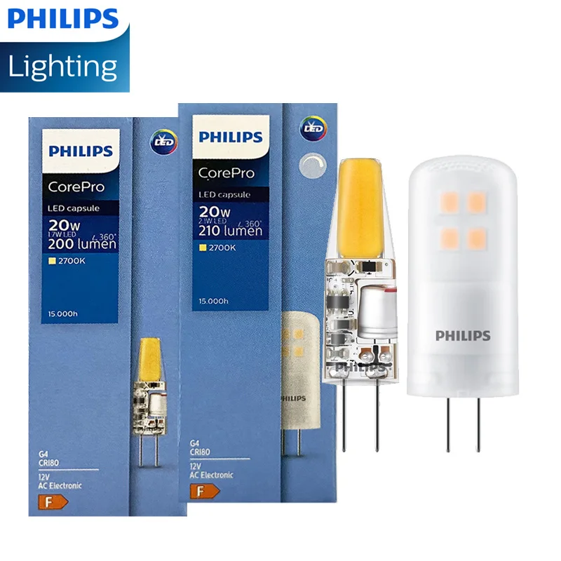 フィリップス-g4-led-ピンランプ-corepro-カプセル-17w-21w-2700k-暖黄色-12v-装飾用家庭用電球-20w-ハロゲン-g4-タスクライト代替品