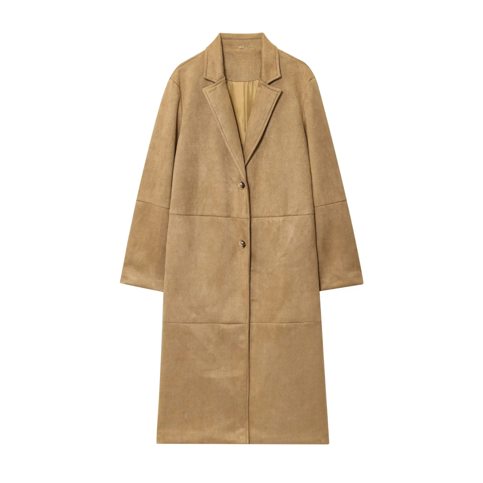 

Свободный крой из искусственной замши, осенний новый стиль, европейская и американская ветровка, женская верхняя одежда, повседневное модное пальто