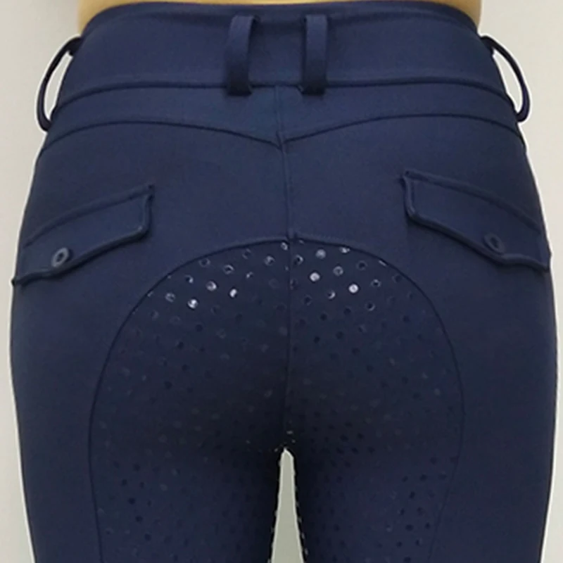 Llion calças de equitação de competição de silicone completo bolso feminino treinamento calças de equitação calças de equitação leggings equestres