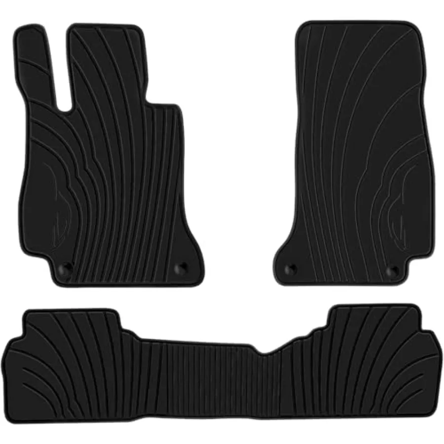

Car for Mercedes- Sedan W213 E300 E320 E400 E350 E63 E550 Custom Fit Rubber Auto Liners Set All Weather Heavy Duty Odorless