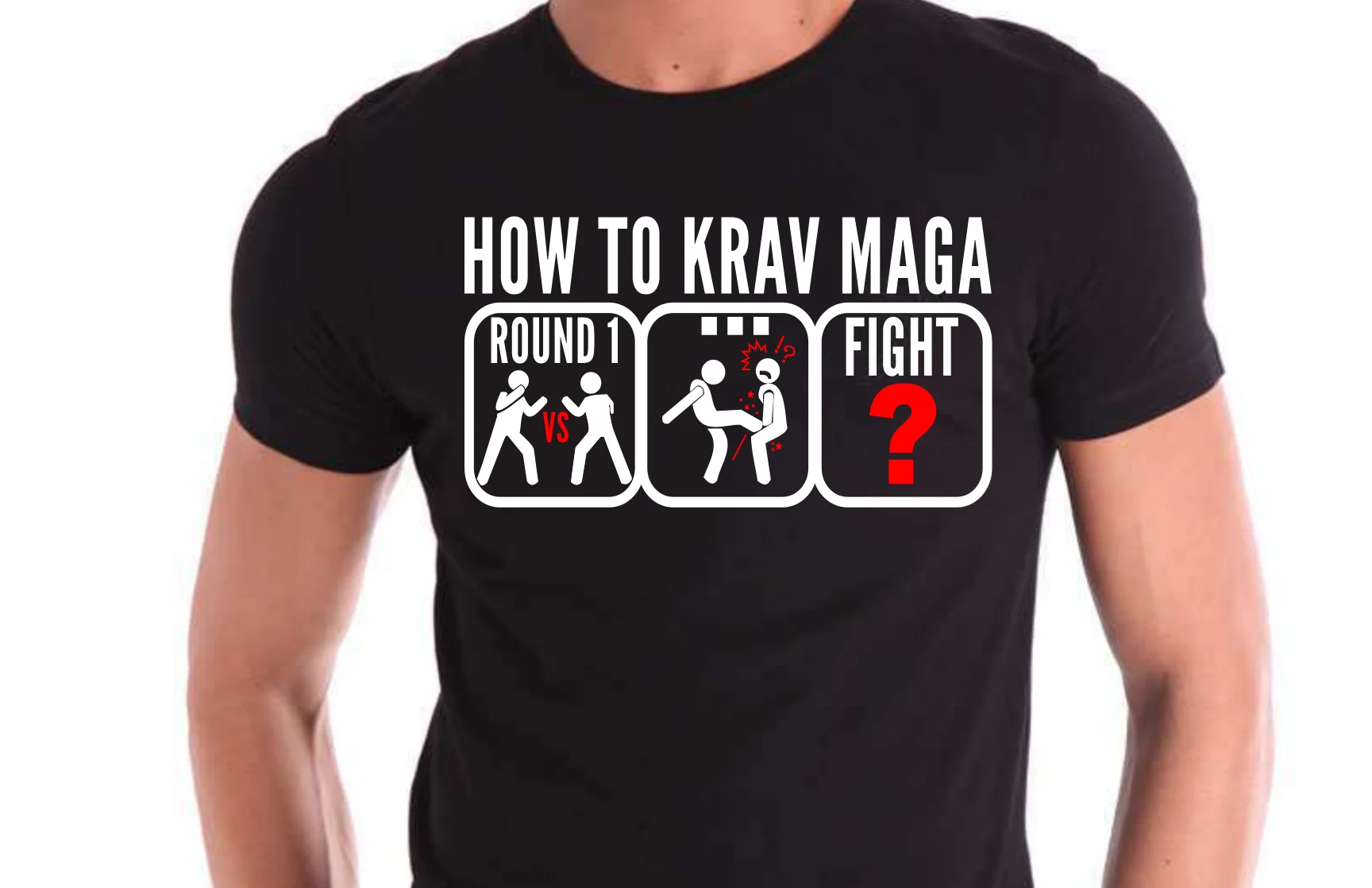 Funny Design How To Krav Maga Mens T-Shirt. Summer Cotton Short Sleeve O-Neck Unisex T Shirt New S-3XL