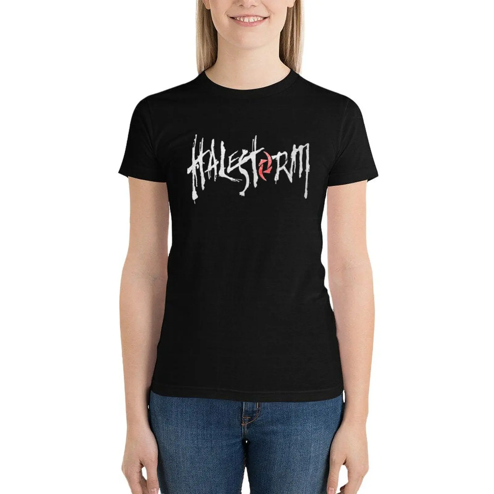 

Halestorm T-Shirt cute clothes cute tops Female clothing oversized t shirts for Women