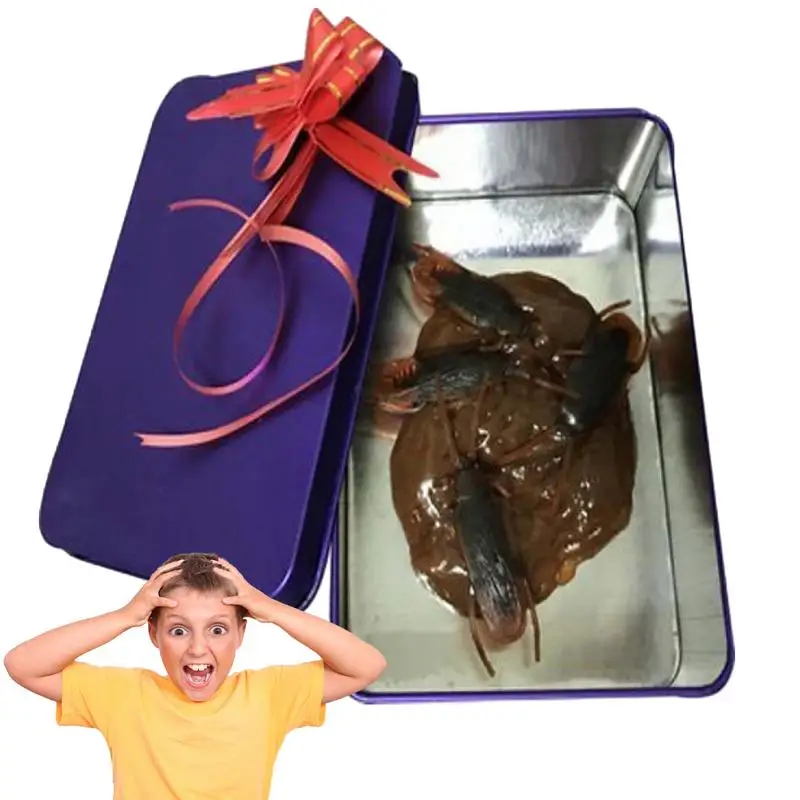 

Fake Turd Realistic Shits Poop With Box Funny Joke Tricky Toys Prank Props Novelty Toys For April FoolsDay Halloween