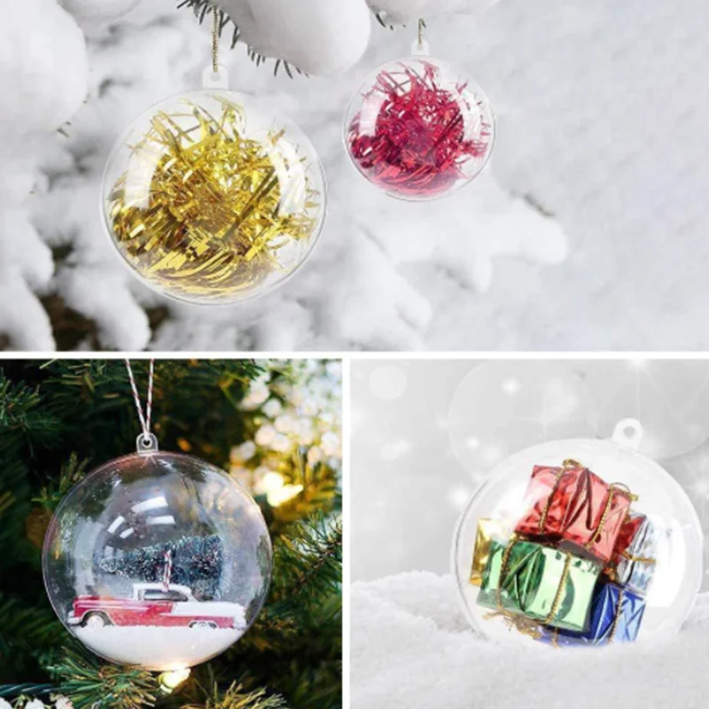 Pack Of 10 PCS Acrylic Clear Bobo Balloons 4cm 5cm 6cm 7cm 8cm 10cm Transparent Balloons DIY Party Decoration