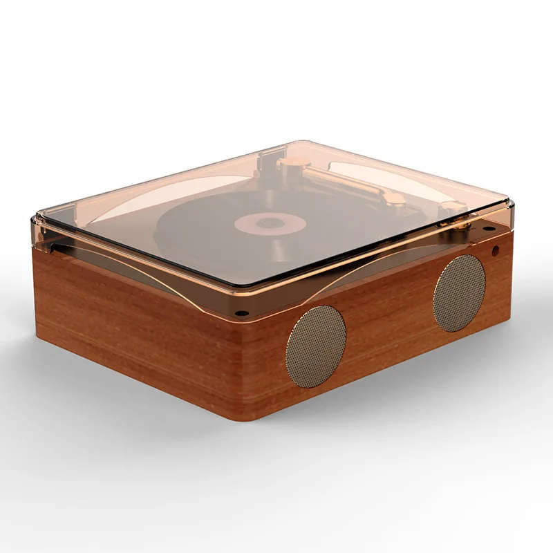 Retro CD player, gramophone album, CD player, birthday gift, portable Bluetooth speaker, player