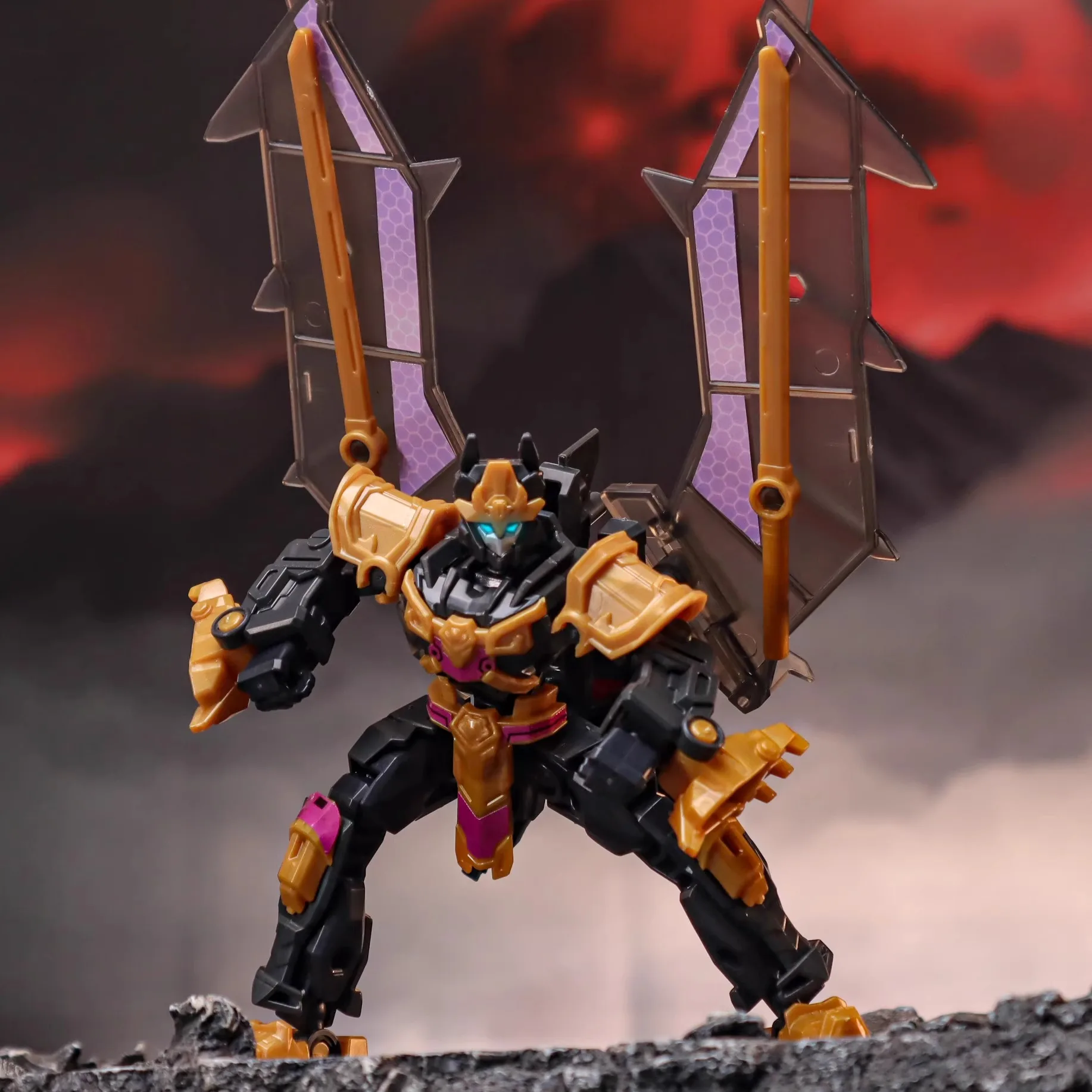 

Chinese Mecha Soul 2nd Bullet Three Kingdoms Transformable Combined Infinite Assembly Model,Three Kingdoms Pattern Carving, ABS