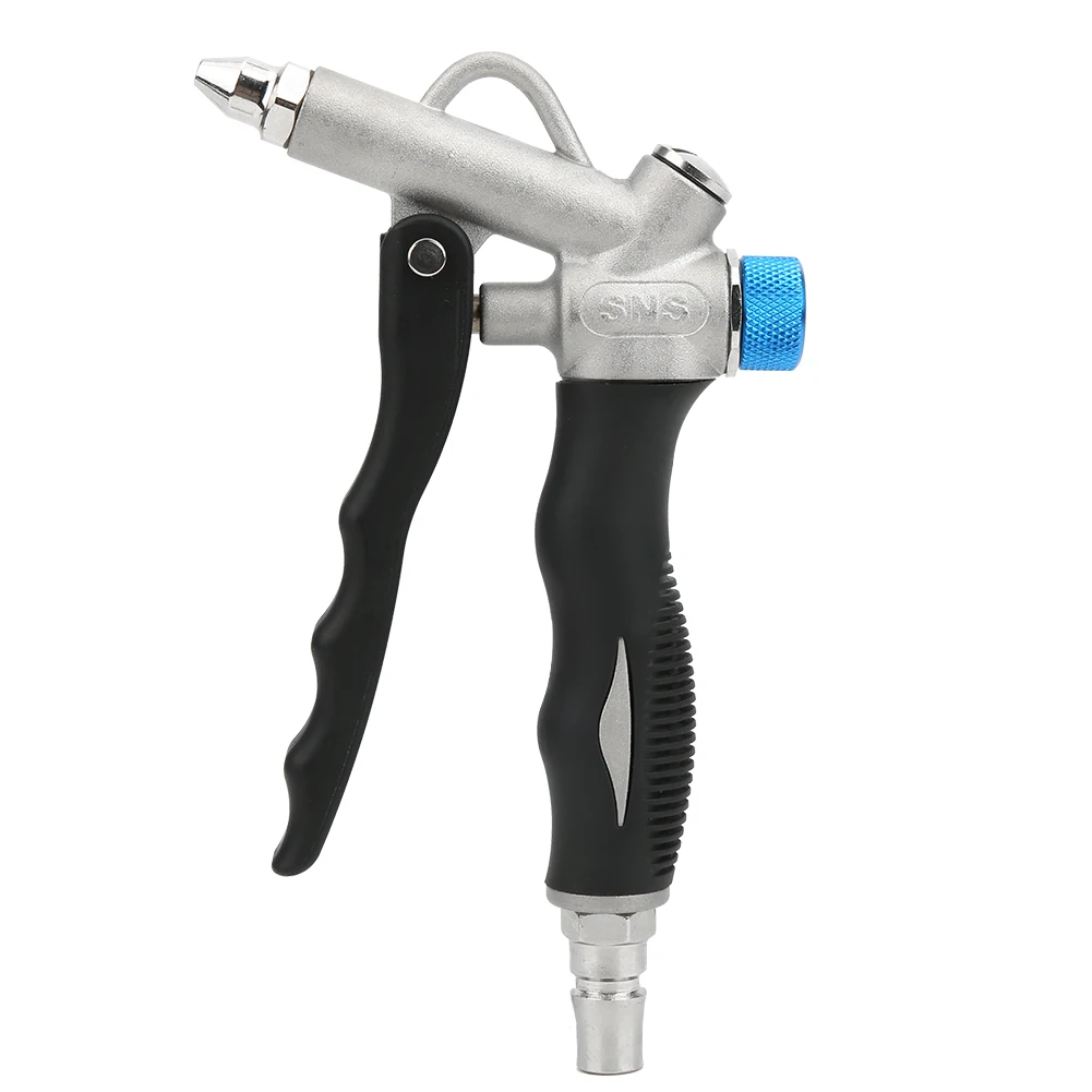 Air Dust Remover Dust Blow Gun Industrial Air Duster Adjustable Pneumatic Dust Blow Gun Handheld Compressor Cleaning Tool G1/4in