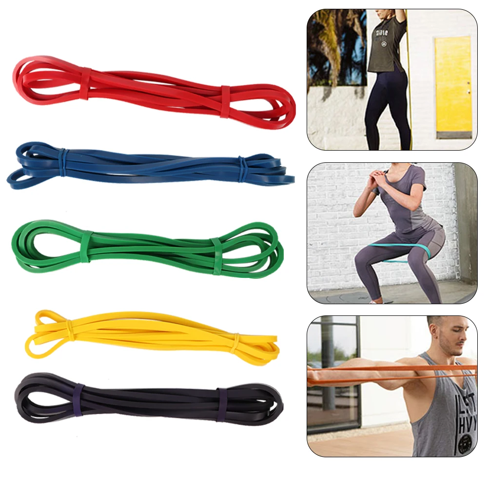 1PC Rubber Bands Resistance Band Unisex Yoga Physical Activity Athletic Elastic Bands Band