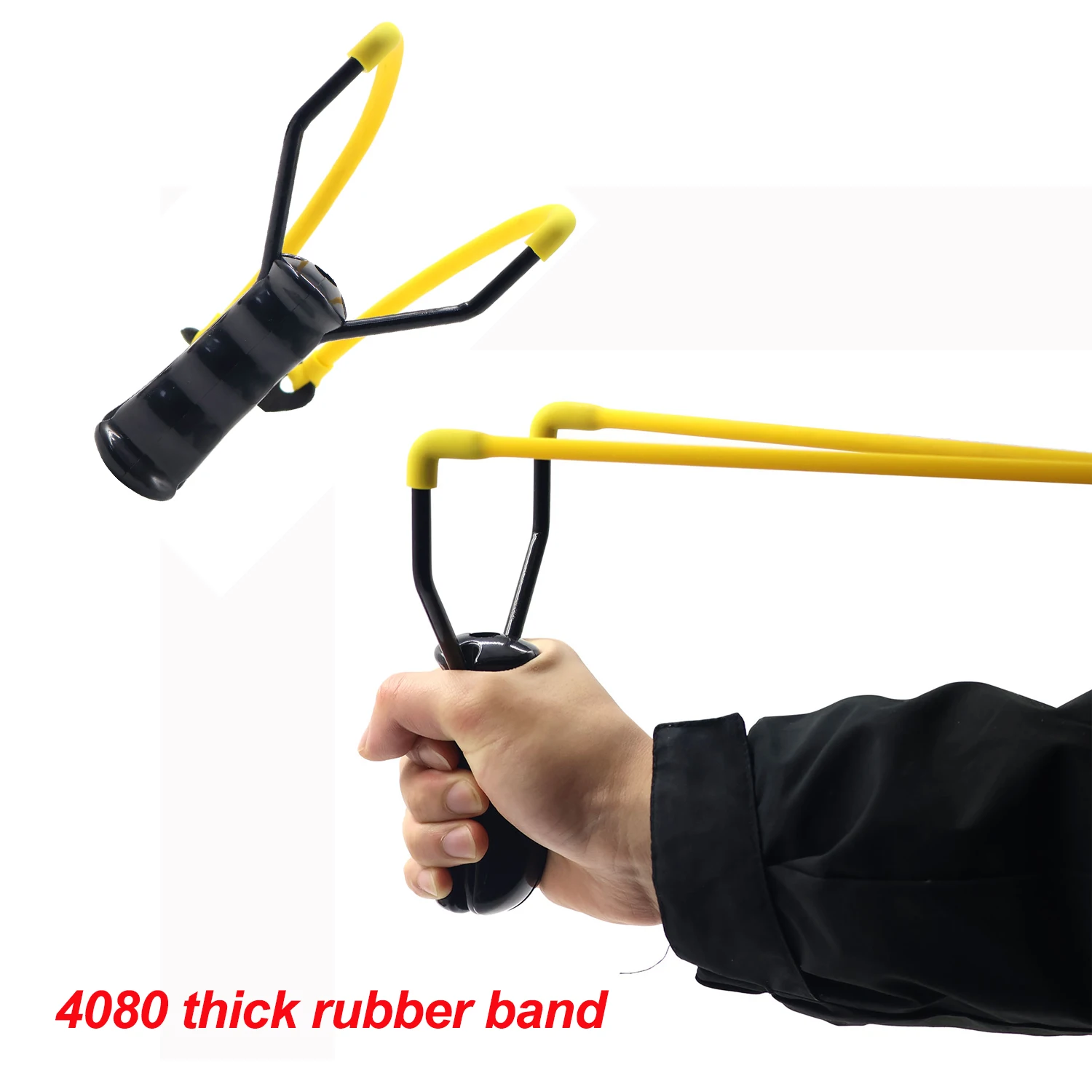 

Super Powerful Hunting Shooting Slingshot Thickened 4080 Rubber Band High Power High Elastic Handheld Sling Hunting Equipment