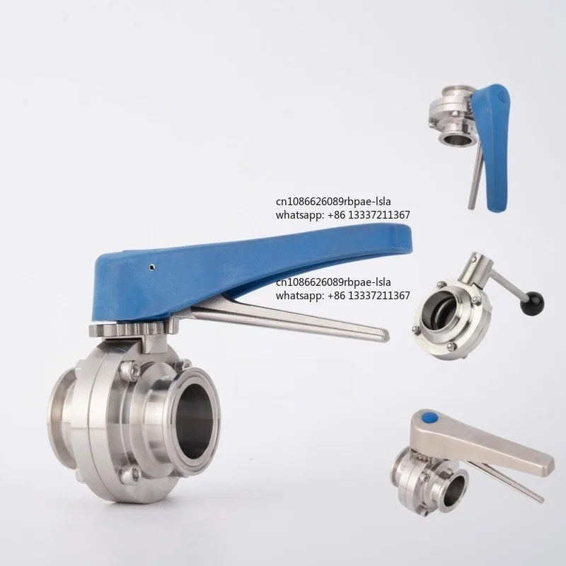 Hot Sale Tri Clamped TC  Ss 304/316  Plastic Handle Duckbill 1.5