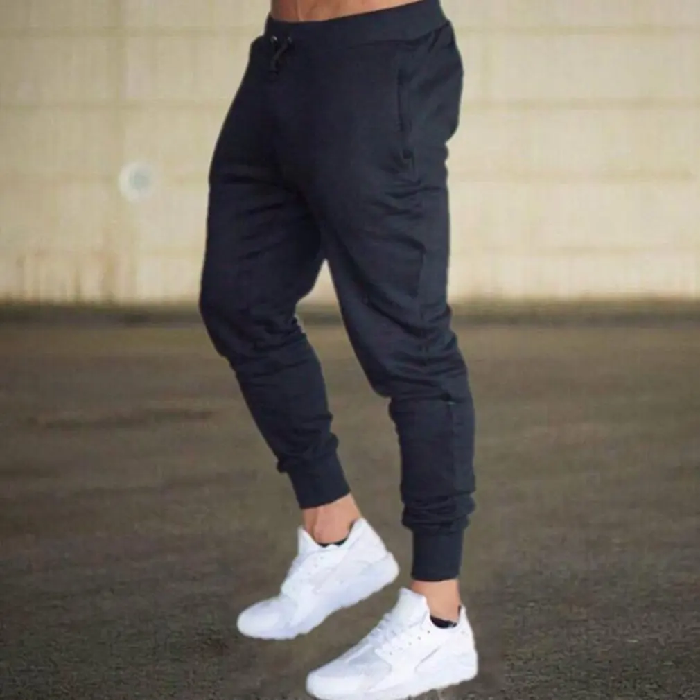 

Jogging Pants Men Sport Sweatpants Running Pants Pants Men Joggers Cotton Trackpants Slim Fit Pants Bodybuilding Trouser New