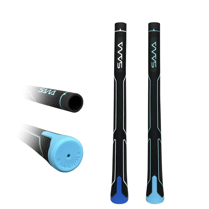 ด้ามจับไม้กอล์ฟซาวา 10 แพ็ค ด้ามจับเหล็ก ด้ามจับไม้กอล์ฟ วัสดุยาง ทนต่อการสึกหรอ ด้ามจับไม้กอล์ฟกันลื่น ด้ามจับไม้กอล์ฟที่มีสไตล์