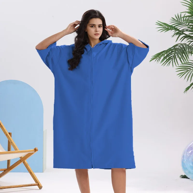 

Быстросохнущее пляжное полотенце-накидка для серфинга, дайвинга, впитывающее, женское, теплое, увеличенного размера, без выпадения волос