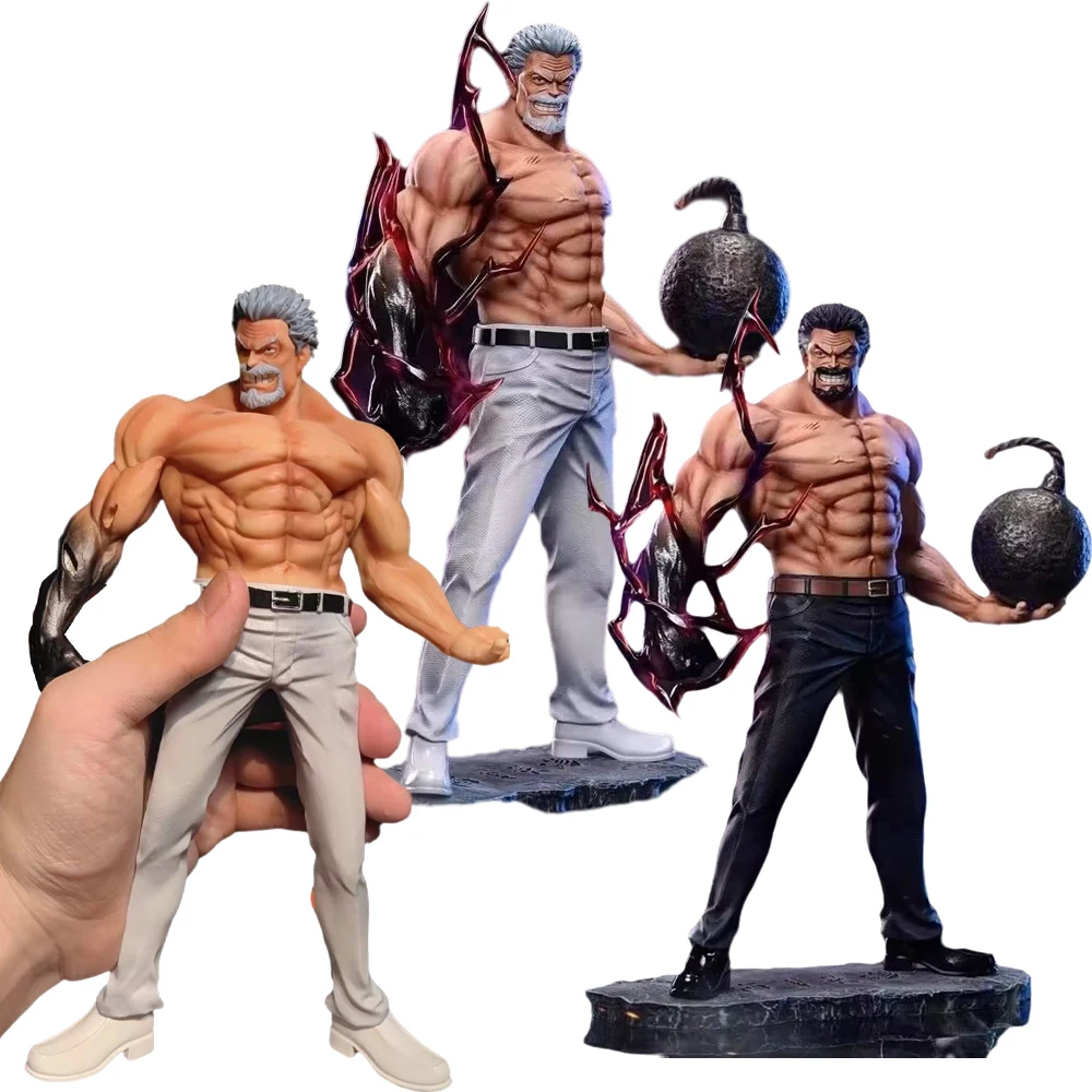 One Piece Monkey D Garp Gk The Hero Comes To An End Tekken Haki Figure Model Ornaments Animation Peripherals Anime Car Model Toy