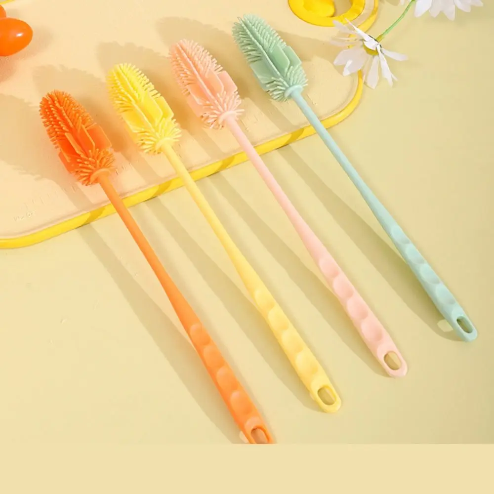 Long Handle Sponge Brushes High Quality 360 Degree Multifunctional Cup Brush Portable Household Bottle Brush