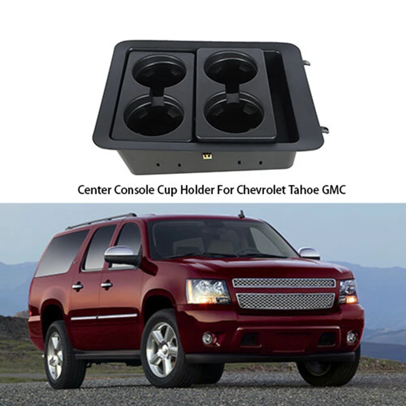 Car Drink Holder Center Console Tray Cup Holder Parts 22860866 15828147 For Chevrolet Tahoe GMC