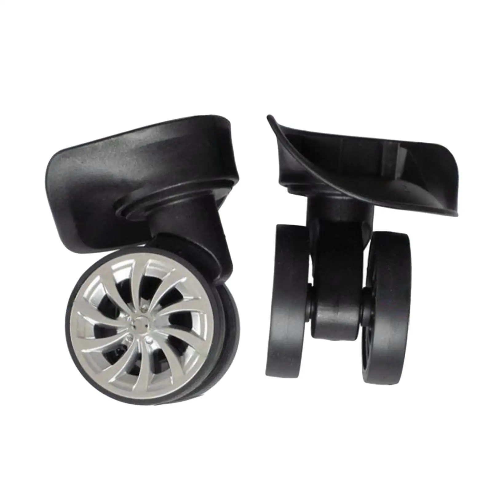 2 個のスーツケース荷物回転キャスター耐摩耗性修理荷物ホイールスタイル B