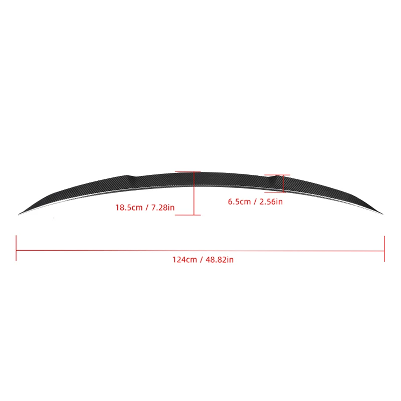 Tuning spoiler dry carbon fiber spoliers  For BMW 2 Series G42 2-Door 2022+ spoiler VS style G42 Rear Ducktail spoilers