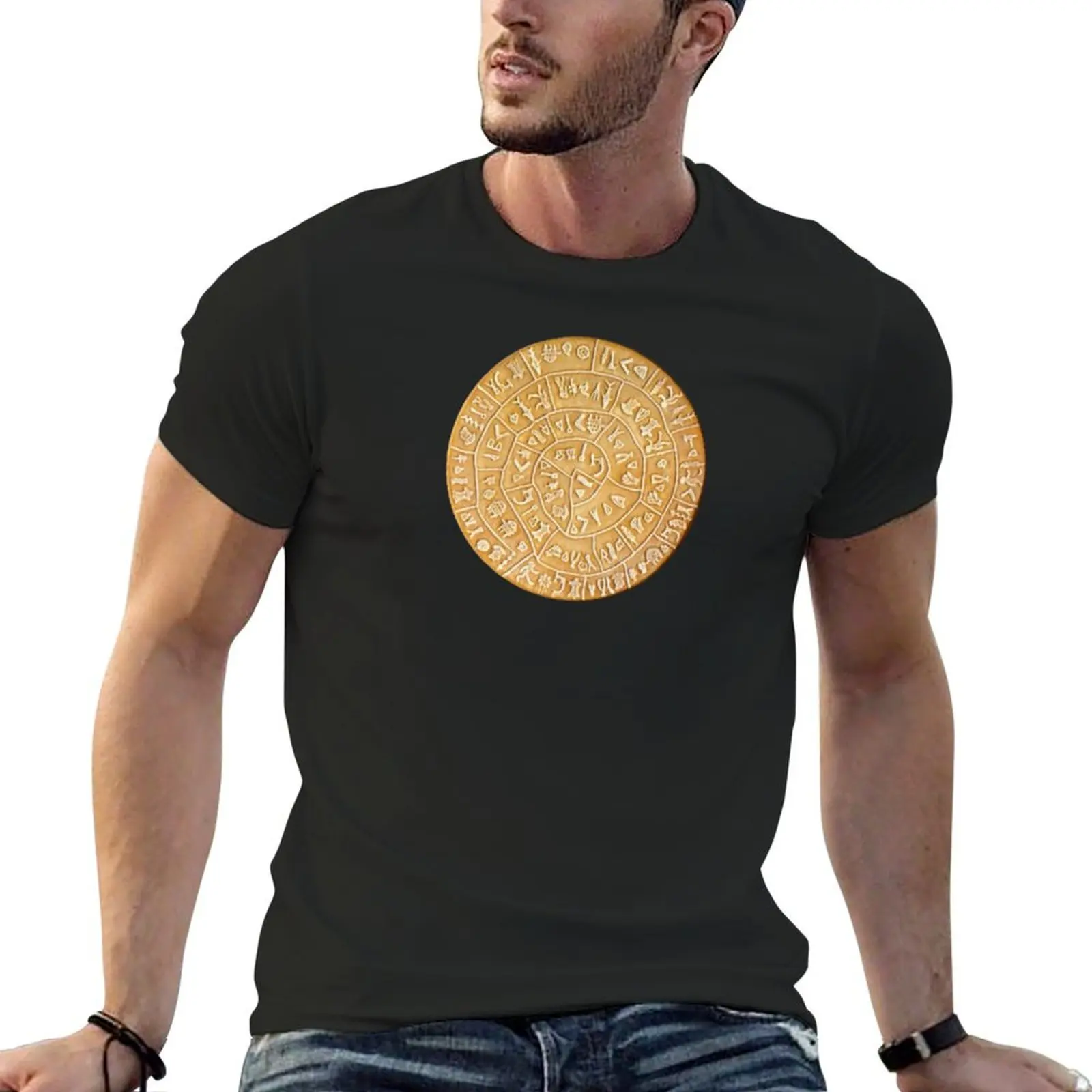 Phaistos Disc T-Shirt anime clothes sweat cute clothes oversizeds mens graphic t-shirts big and tall