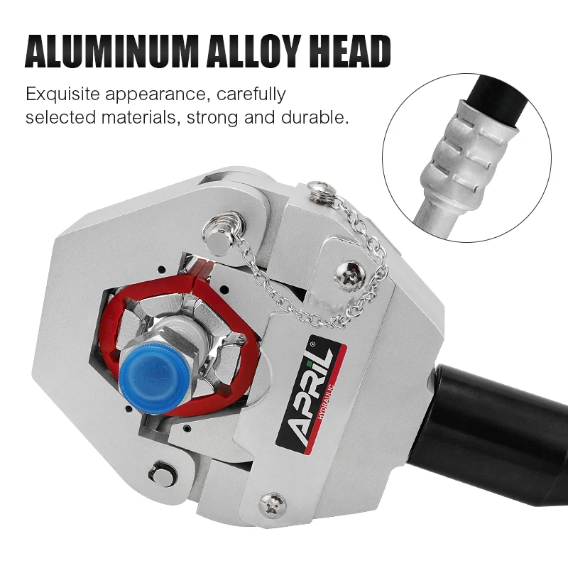 Outil de sertissage de tuyau hydraulique de type fendu, outils d'entretien de climatisation, APR-7842A de sertissage de tuyau hydraulique avec pompe hydraulique