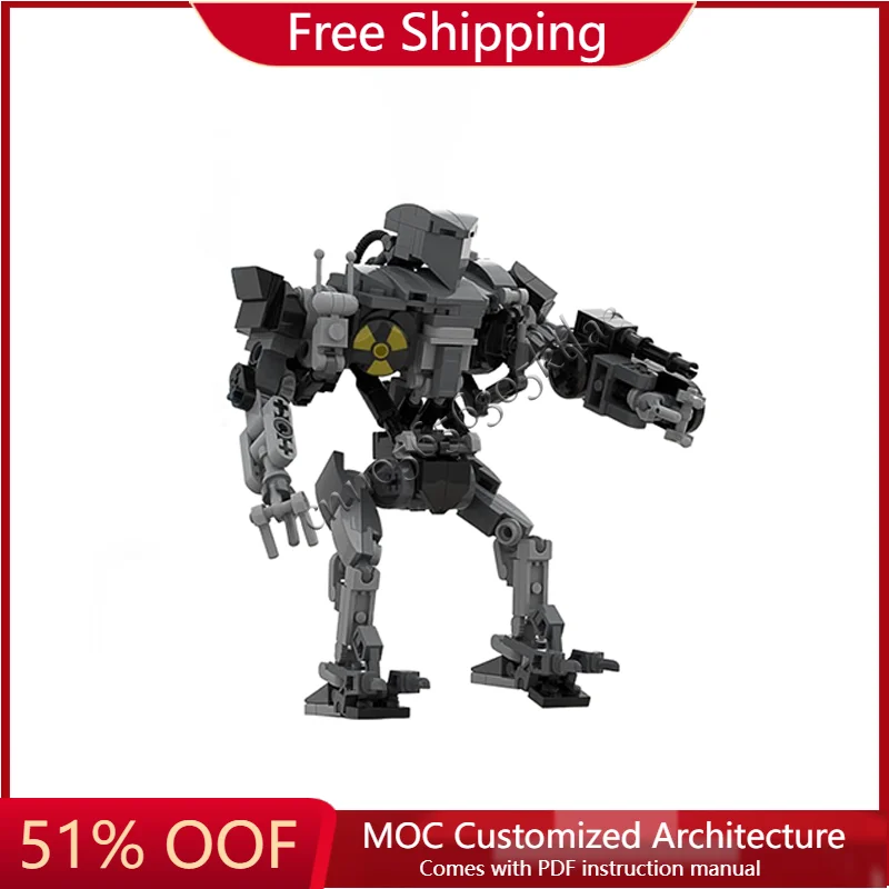 

New 263 PCS MOC Exquisite Combat Robots Building Blocks Model For Children Creative Educational Popular Birthday Christmas Gifts