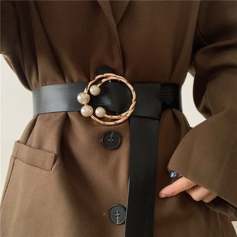 

Женские модельные корсеты из искусственной кожи, ремень с декоративным широким ремнем, R326