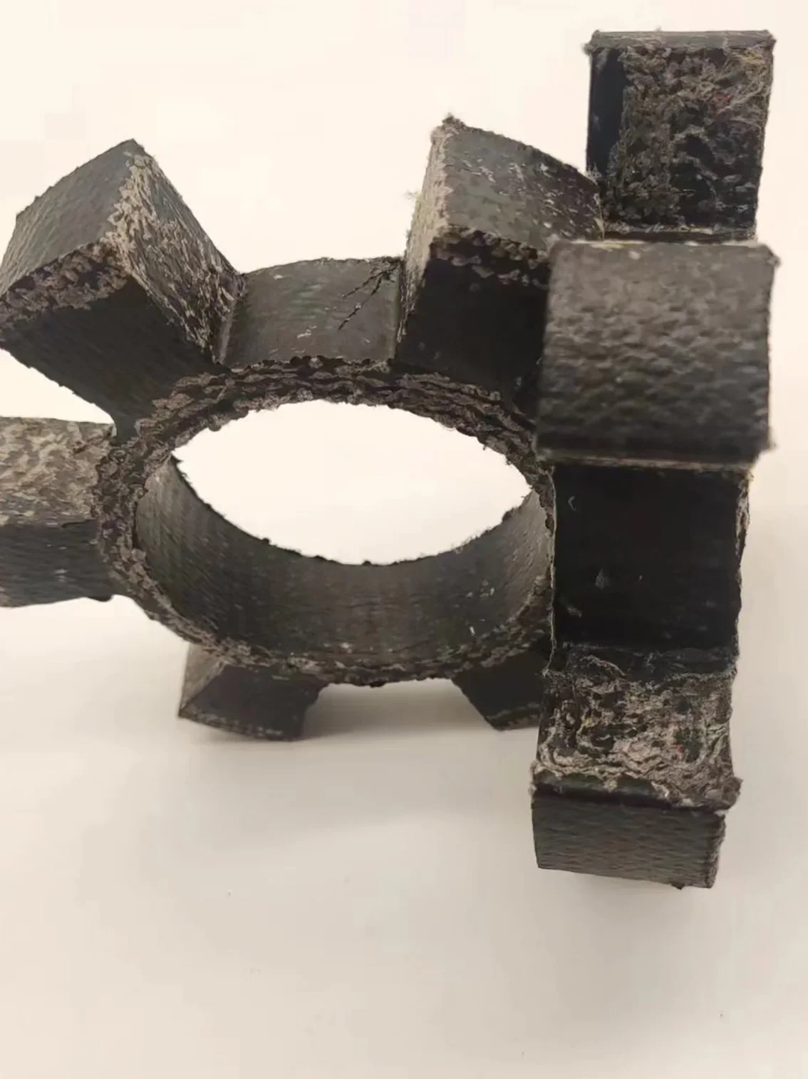 1 pçs almofada de amortecedor de acoplamento de borracha preta em forma de t flor de ameixa hexagonal bomba de água almofada de roda de borracha bloco elástico t65-t170