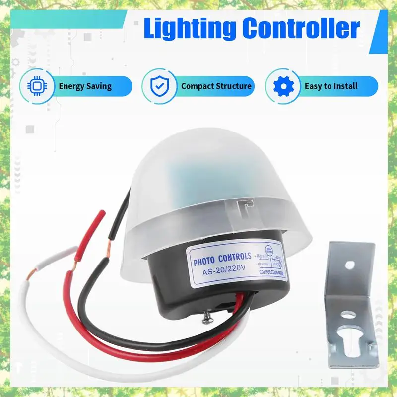 الذكية التلقائي السيارات على قبالة الكهروضوئية ضوء الشارع مفتاح لمبة C التيار المتناوب 220 فولت 50-60 هرتز 10A التحكم في الصور مفتاح مستشعر فوتوسويتش