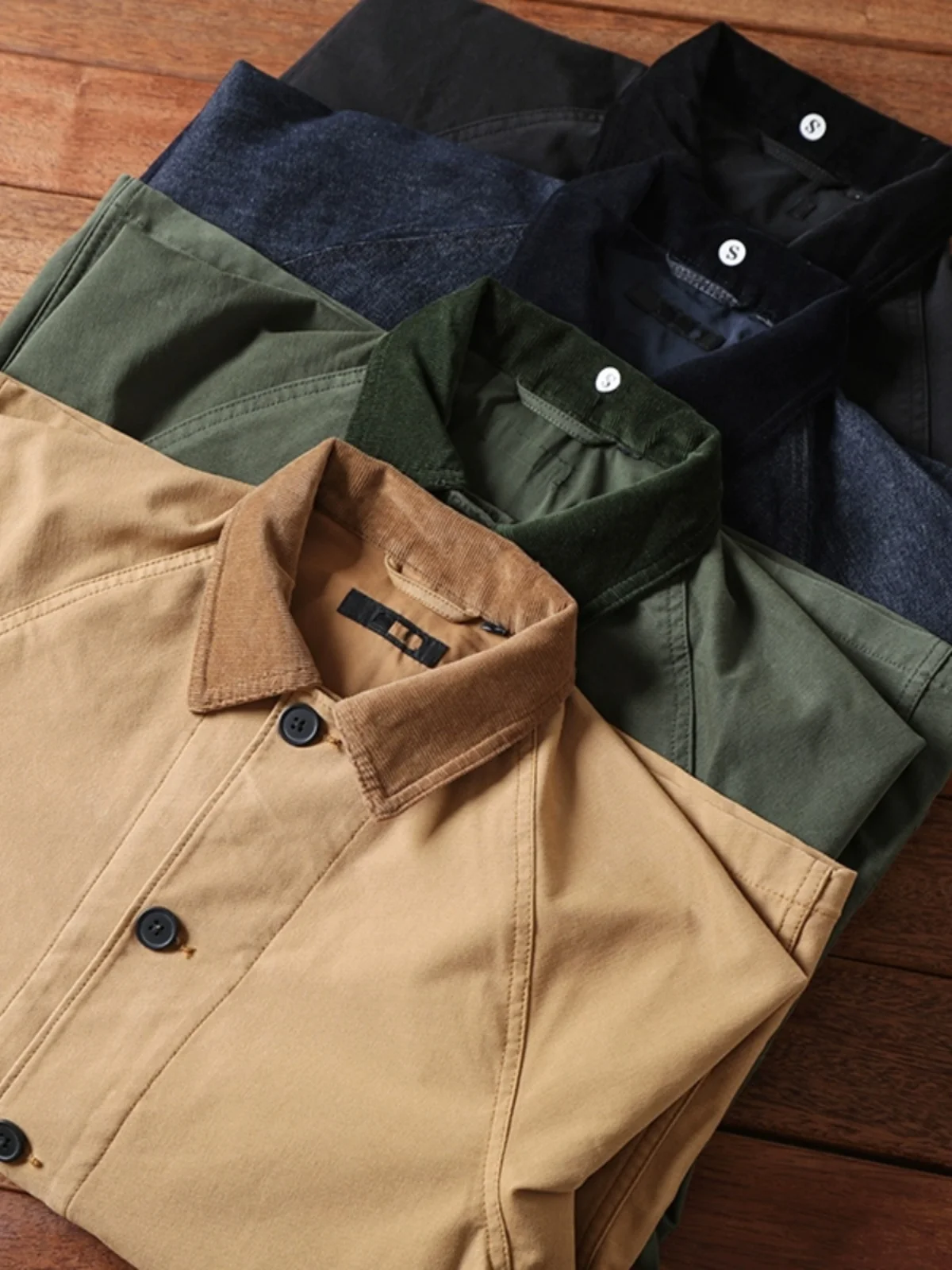 U Свободная рабочая одежда, вельветовая джинсовая весенняя мужская повседневная куртка-туэт, модная модная модная молодежная длинная све