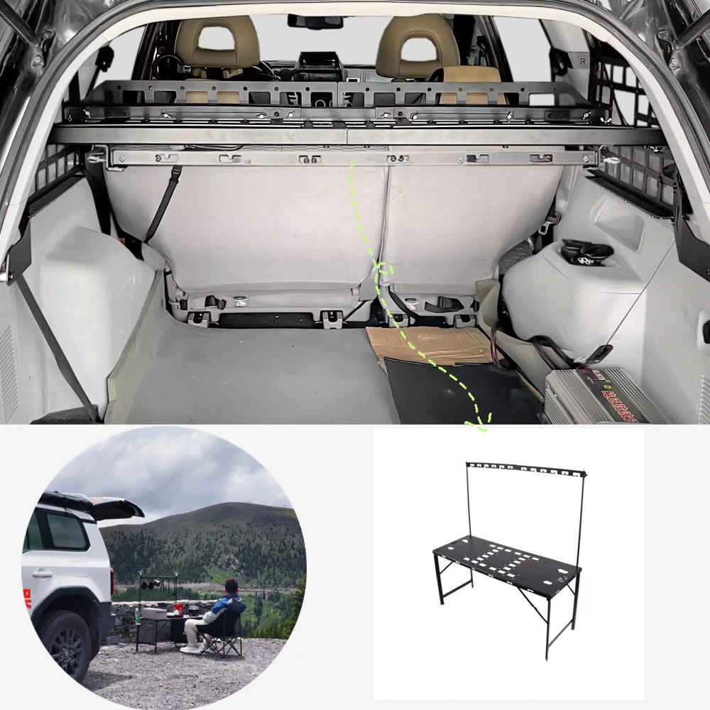 

Панели CGZ Molle, пригодные для Mitsubishi Pajero Sport 2009-2018, полка на багажник, модульная система, стеллажи для хранения, органайзеры для грузов