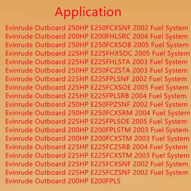 FUEL PUMP ASSEMBLY and Separate  FOR VAPOR SEPARATOR JOHNSON EVINRUDE OMC 75 90 100 115 135150 175 HP OUTBOARD 0439347 439347