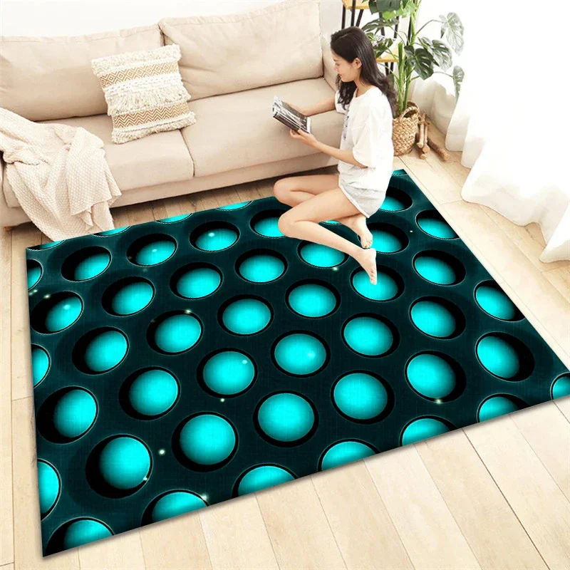 3D Colorful Style Carpet for children,Living room Bedroom floor mat Kitchen mat Children's Bedroom Mat,room decor，Children‘s Art