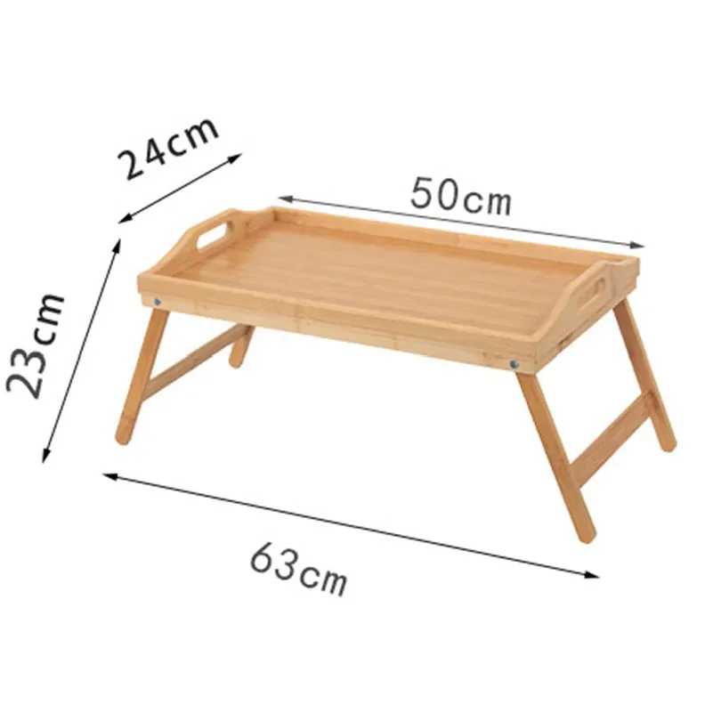 50cm Computer Desk Window Table Foldable Laptop Stand Breakfast Plate Bed Tray Cozy Bedside Bay Room