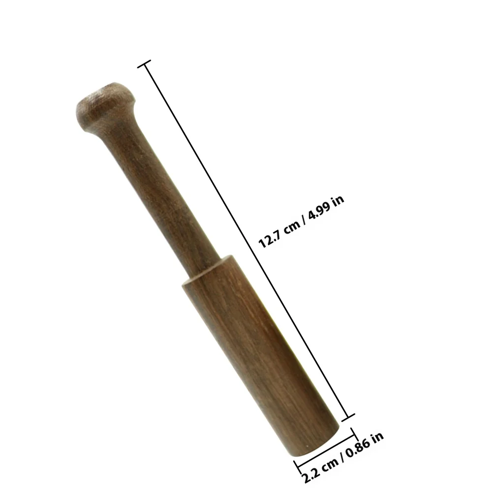 2pcs Wooden Singing Mallet Sound Accessory Chanting Bowl Stick Buddha Sound Bowl Striker Nepalese Wooden Stick Instrument Part