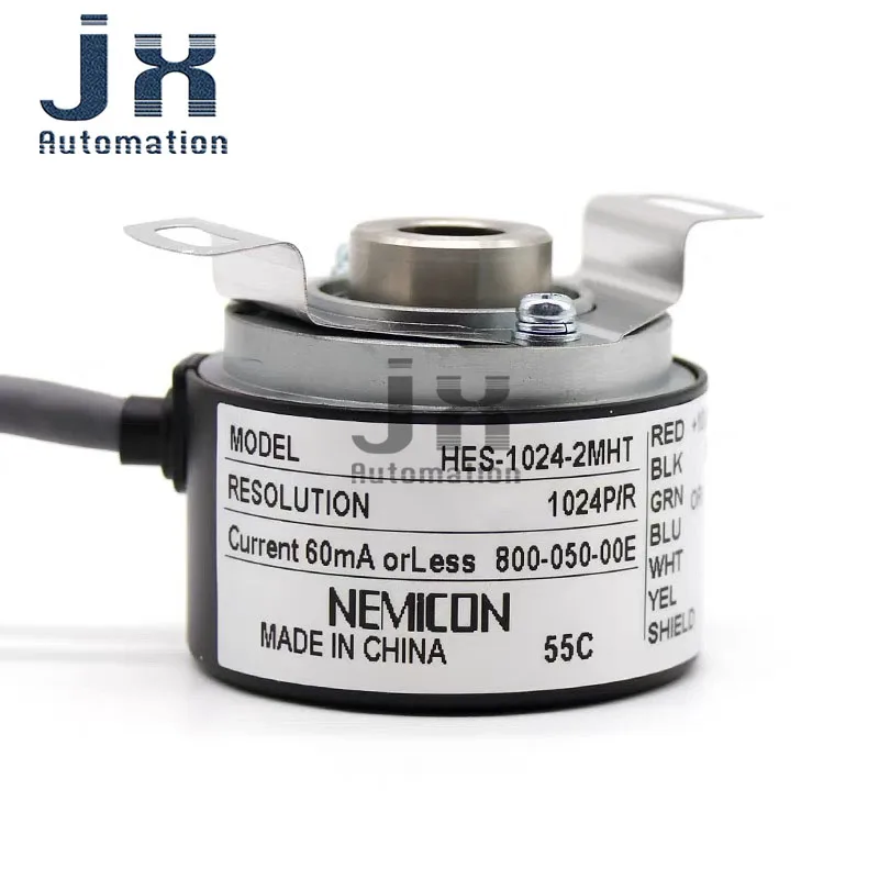 Japan NEMICON Hollow Incremental Rotary Encoder HES-1024-2MHT-800-050-00E for Industrial Automation
