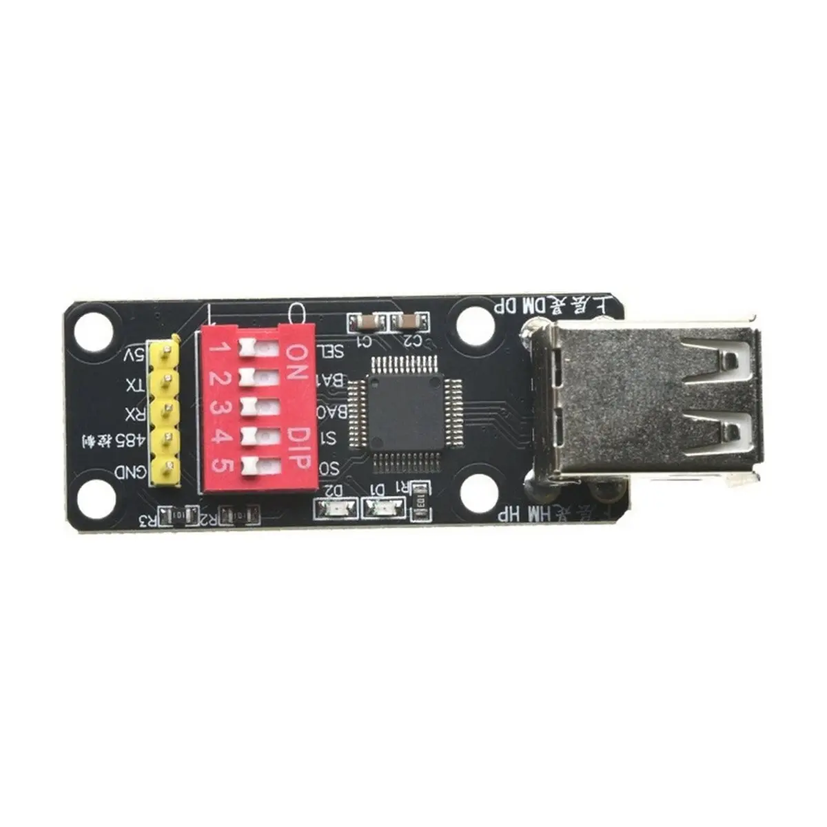 2PCS CH9350 HID to UART Converter Module USB Keyboard/Mouse Barcode Scanner to Serial Port Adapter KVM Synchronizer