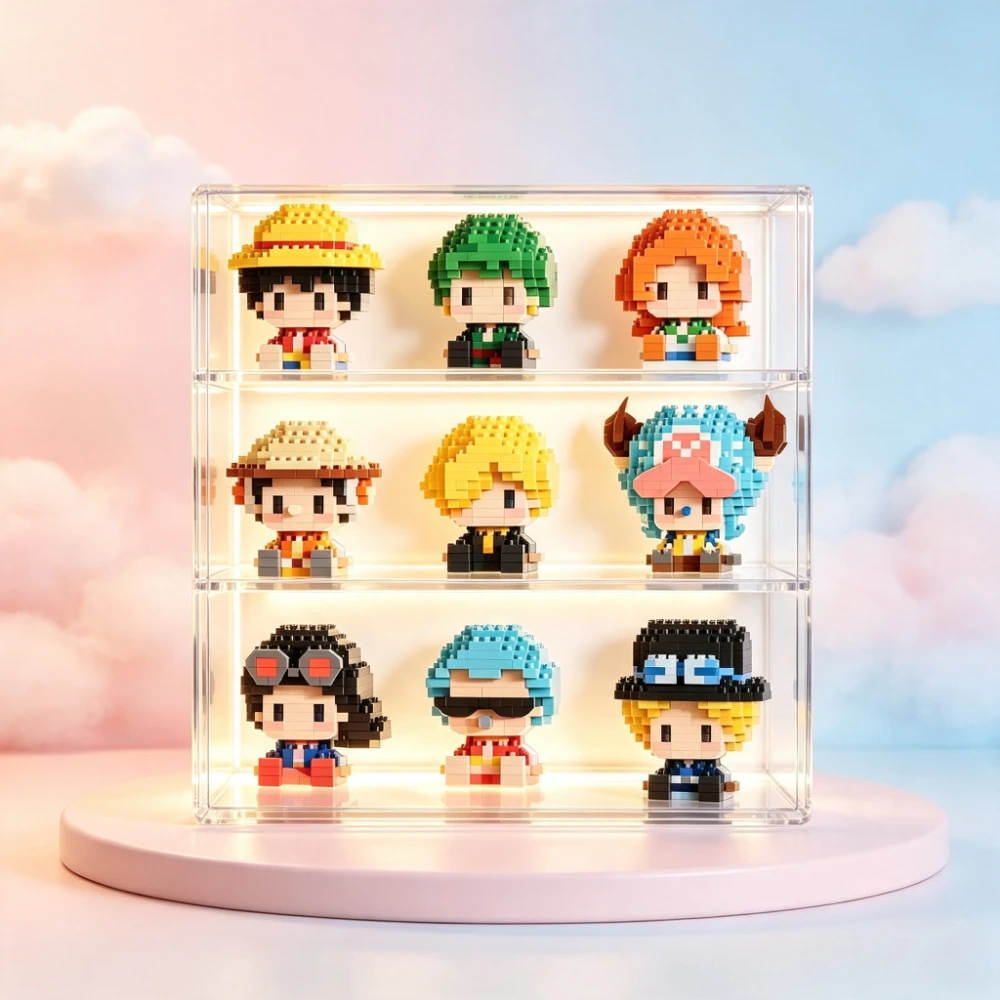 Kawaii Anime Micro Building Bl - Building Block Mini ulasan dan harga