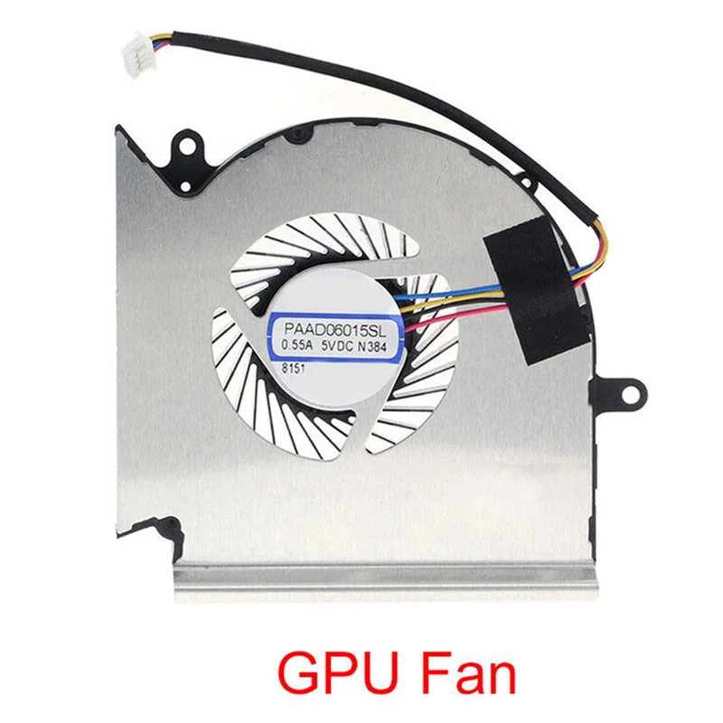 NEW CPU+ GPU Cooling Fan for MSI GE63VR MS-16P1 GE73VR MS-17C1 N383 N384