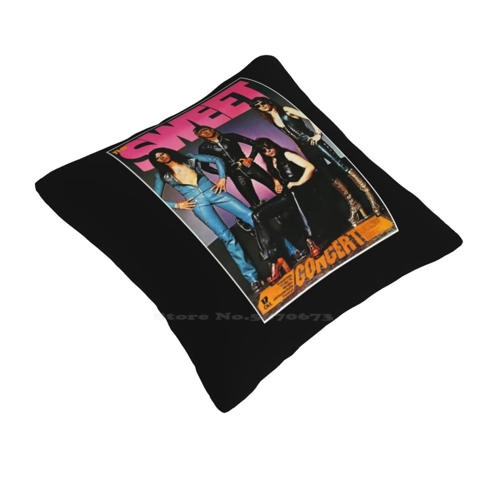 The Sweet Band One Shirt Home Sofa Car Waist Throw Pillowcase The Sweet Classic Seventies Ballroom Blitz Mick Turker British