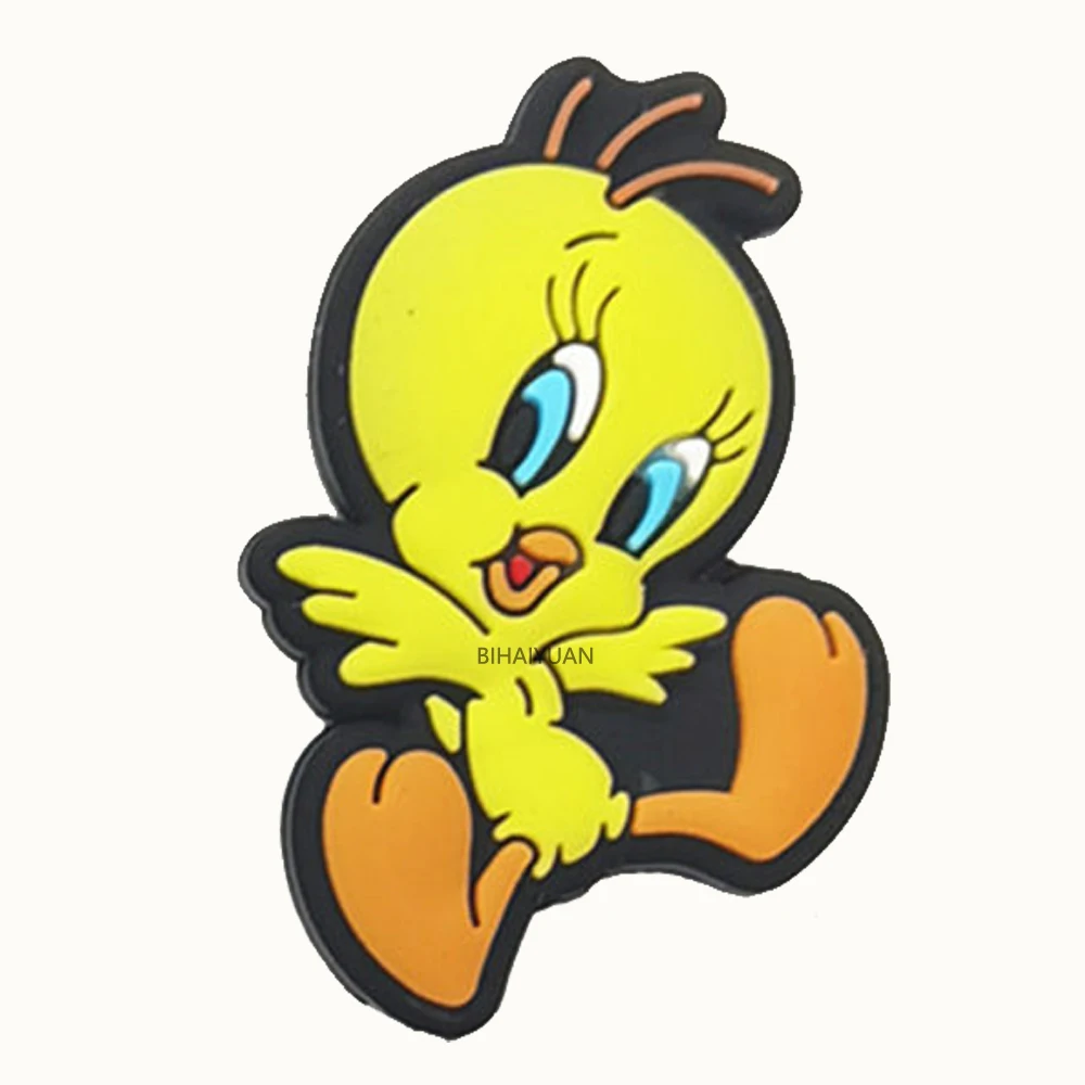 10 stücke Tasmanischen Teufel Tweety Vogel Porky Pig fokal Silikon perlen Beißring Schmuck Perlen Lebensmittel Grade Für stift Schnuller Kette