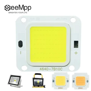 高出力LEDcobチップ,10w, 20w, 40w, 60w, 70w, 27-36v, smd,日曜大工,ガレージ