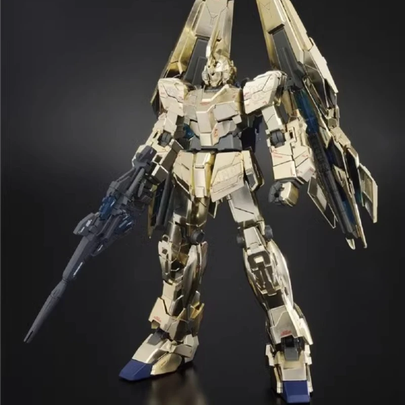 Bandai original mg master grade série mg178 unicórnio gundam 3 phoenix anime figuras de ação montagem modelo brinquedos modelo colecionável