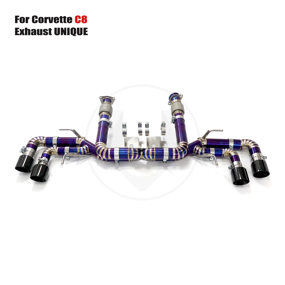 

UNIQUE For Corvette C8 6.2L V8 2019-2023 performance valve titanium exhaust system TC4 titanium alloy exhaust muffler